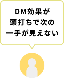 DM効果が頭打ちで次の一手が見えない